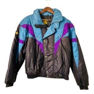 Descente Entrant SC Waterproof Vintage 90's Color Block Ski Coat Japan XL
